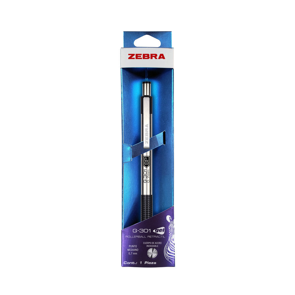 Rollerball De Tinta Gel G-301 Zebra