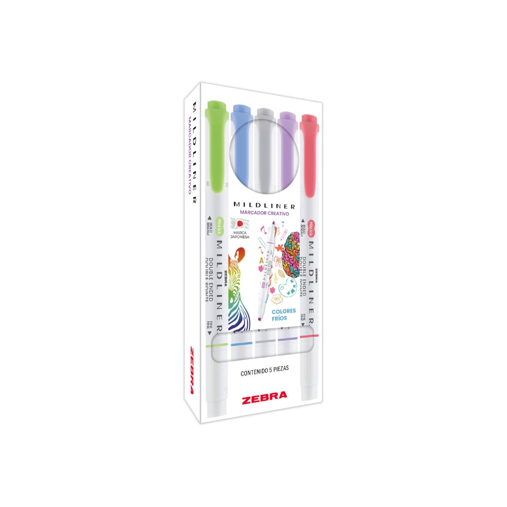 Marcador Doble Punta Mildliner Zebra