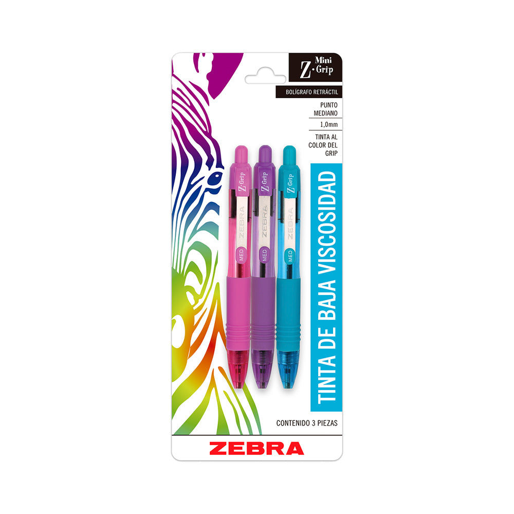 Bolígrafo Retráctil Mini Z-Grip Zebra