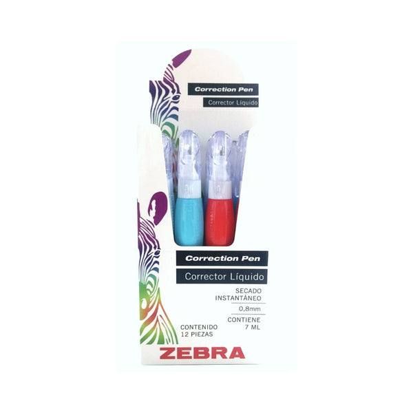 Corrector Líquido Correction Pen LE Zebra Zebra México