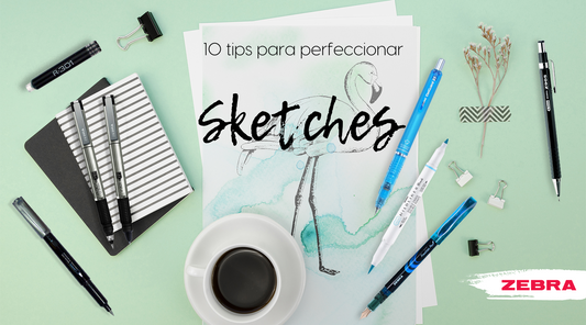 10 tips de sketching con portaminas para perfeccionar tus bocetos - ZEBRA