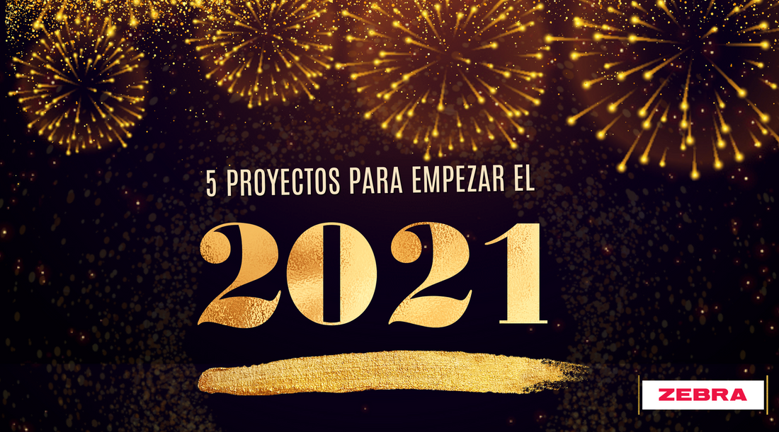 5 proyectos para empezar 2021 con bolígrafos, portaminas y marcadores de ZEBRA