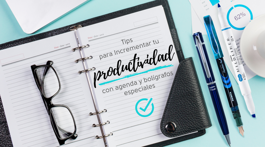 ¡Organízate! Incrementa tu productividad usando una agenda y bolígrafos especiales