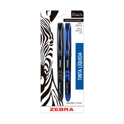 Pluma Fuente Desechable Z-Fountain Pen Zebra