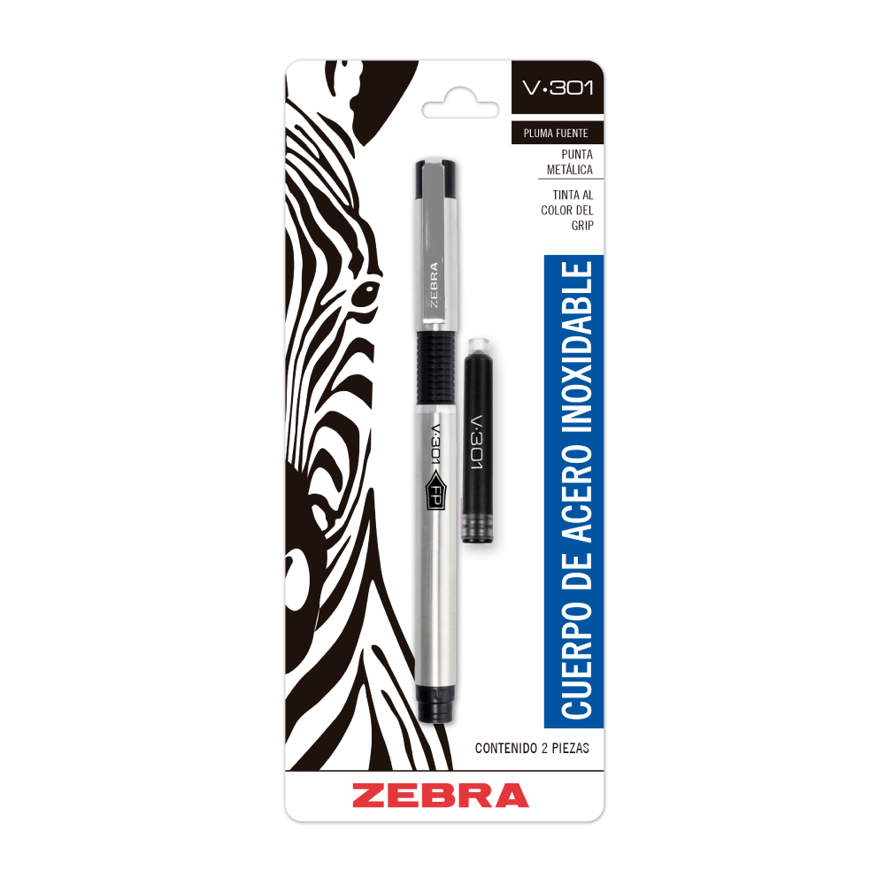 Pluma Fuente V 301 Zebra M xico