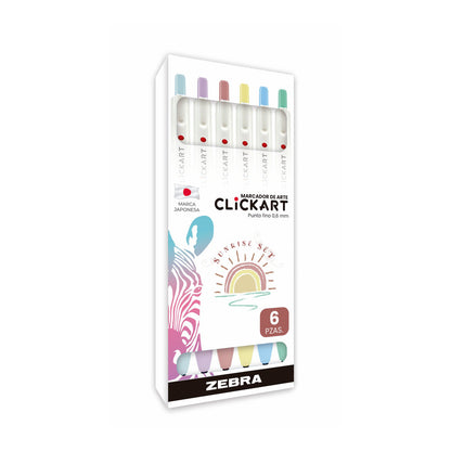 Marcador Retráctil CLiCKART Zebra