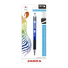 Bolígrafo Retráctil De Acero Inoxidable F-301 A Zebra