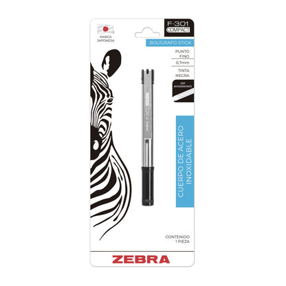 Bolígrafo De Bolsillo F-301 Compact Zebra