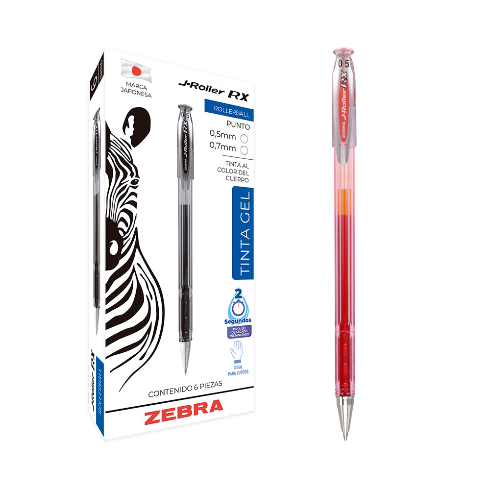 Rollerball De Tinta Gel J-Roller RX Zebra