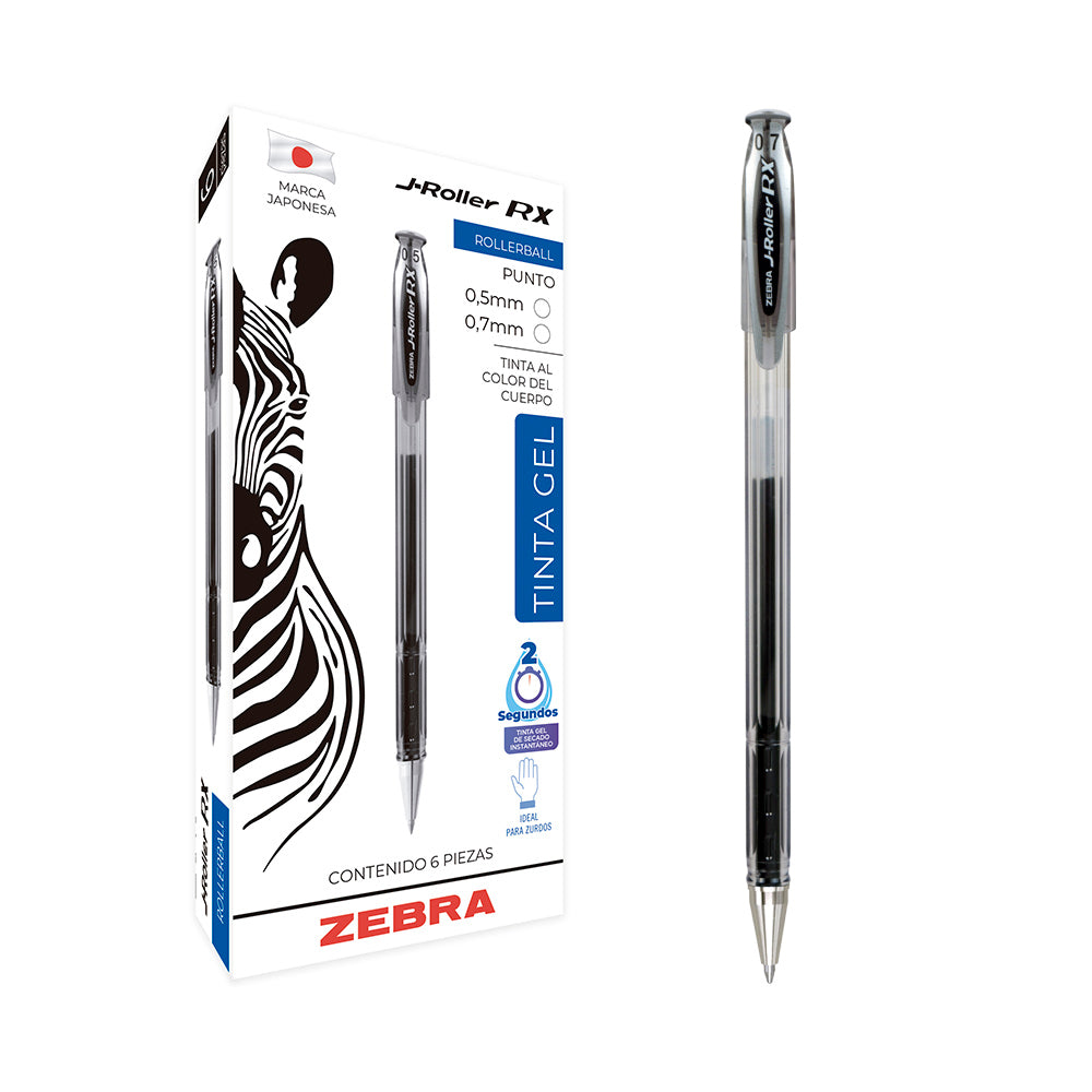 Rollerball De Tinta Gel J-Roller RX Zebra