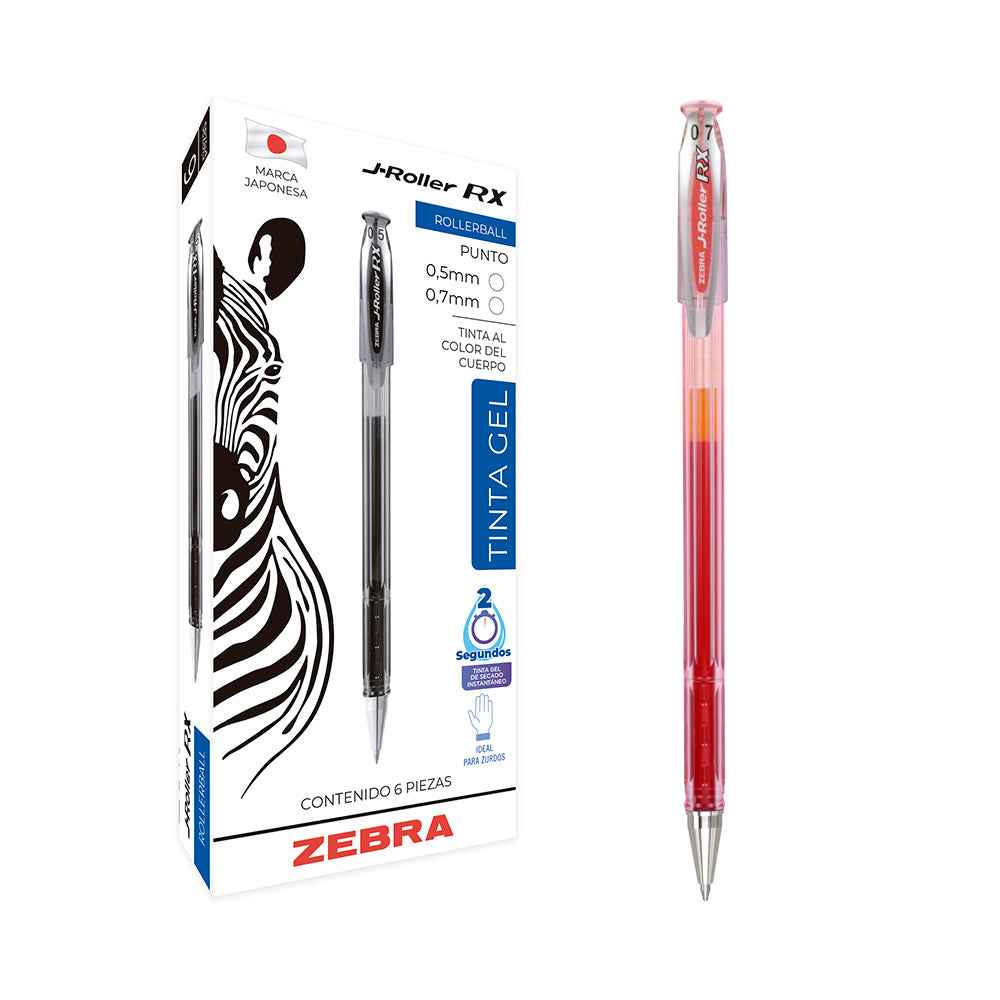 Rollerball De Tinta Gel J-Roller RX Zebra