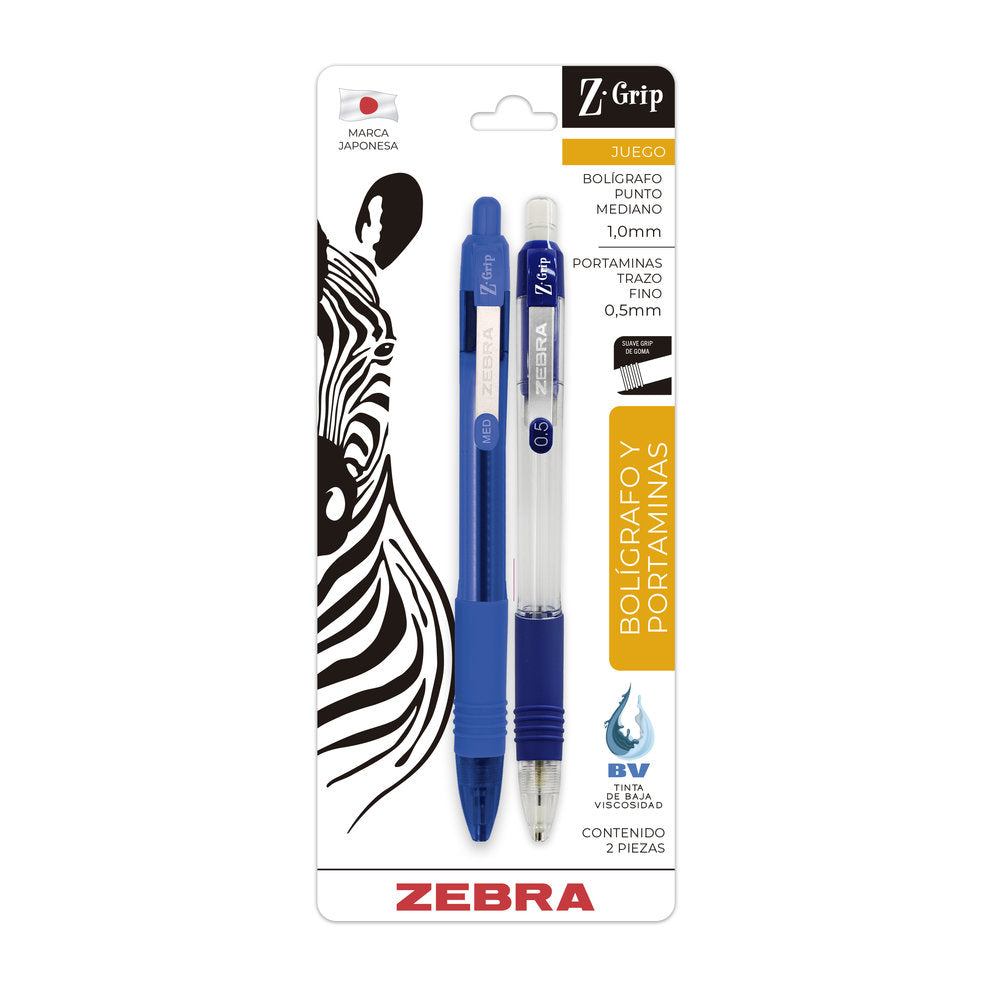 Juego De Bolígrafo Y Portaminas Z-Grip Zebra