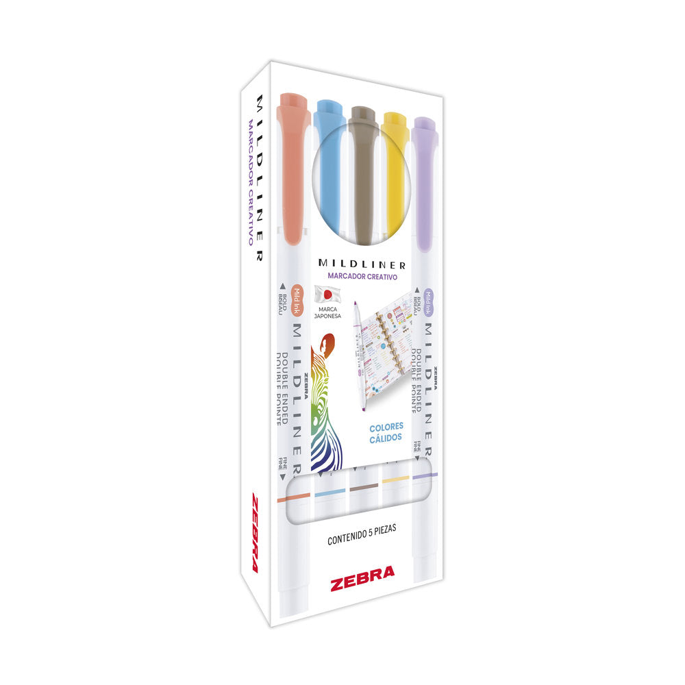 Marcador Doble Punta Mildliner Zebra