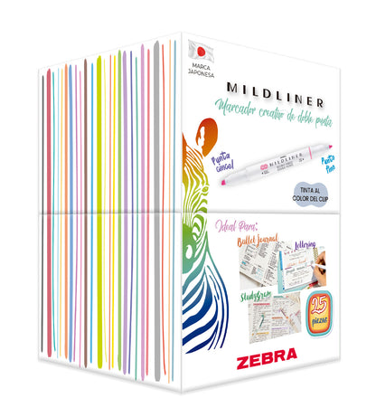 Marcador Doble Punta Mildliner Zebra