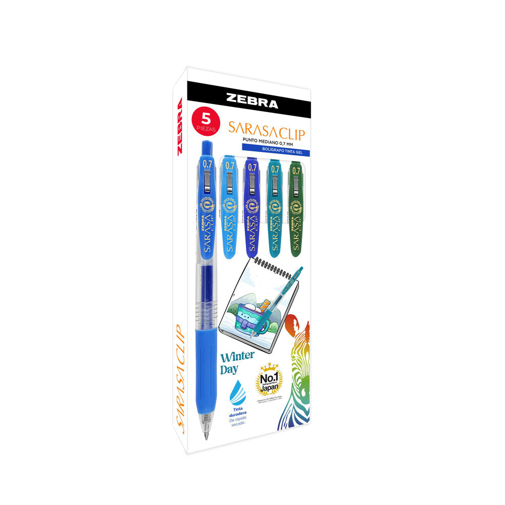 Rollerbal Tinta Gel - Sarasa Clip - Zebra