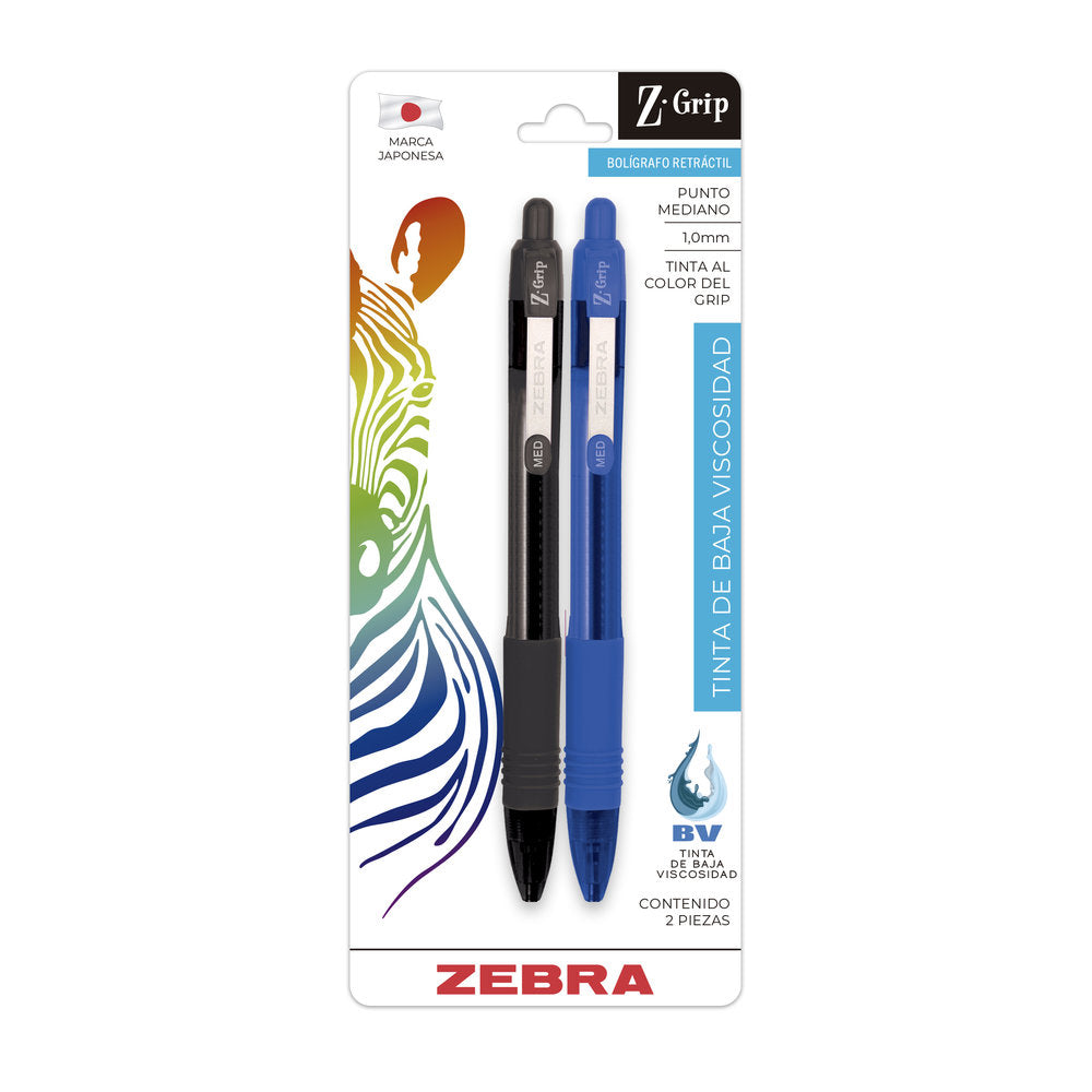 Bolígrafo Retráctil Z-Grip Zebra