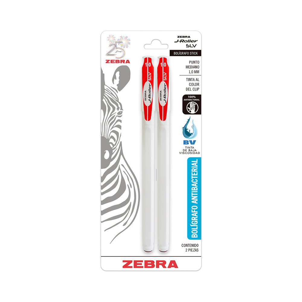 Bolígrafo Antibacterial J-Roller SLV Zebra