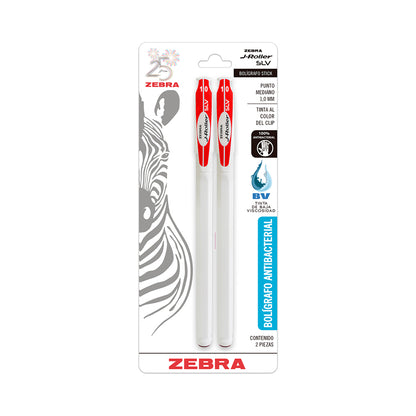 Bolígrafo Antibacterial J-Roller SLV Zebra